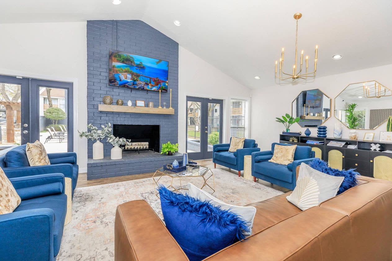 Renovated interior at The Burke Apartments